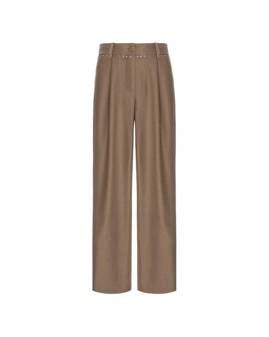 SEEN USERS Natural Lost Modesty Lace-Up Trousers
