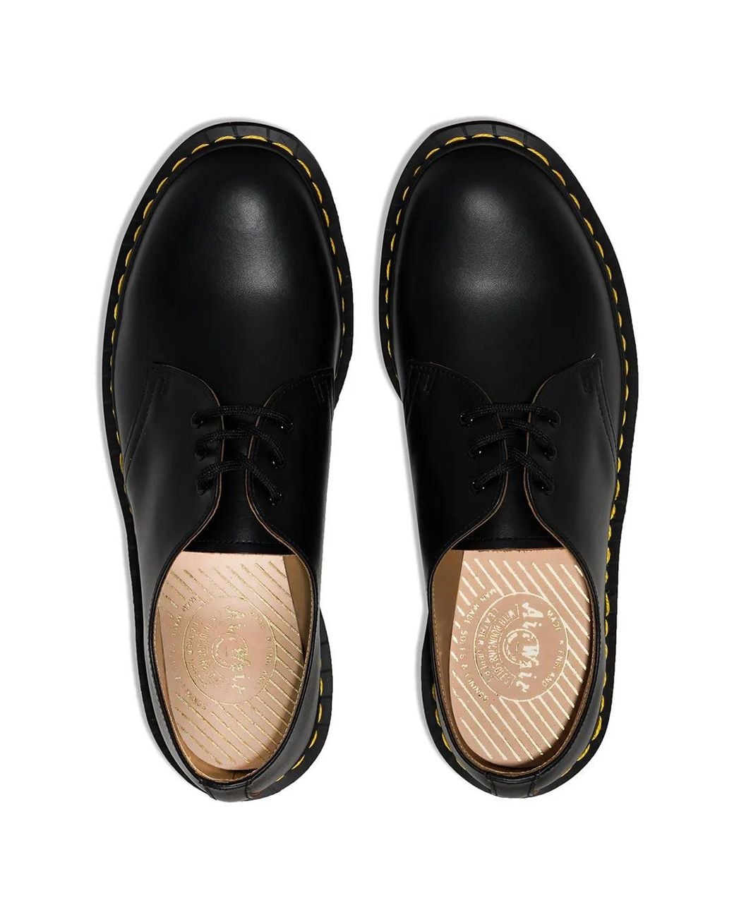 Dr. Martens Black 1461 Vintage Low-Top Derby Shoes for men