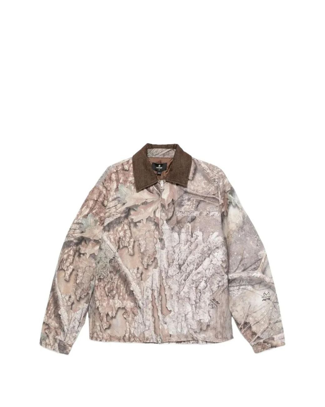 Represent Gray Realtree Camo-Print Jacket for men