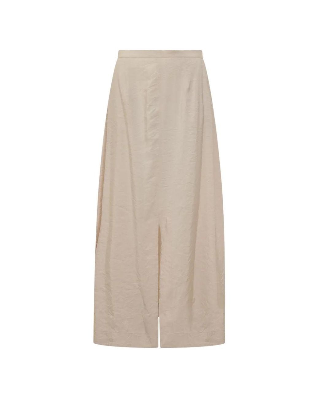LE SULLY STUDIO Maxi-Rok Met Split in het White