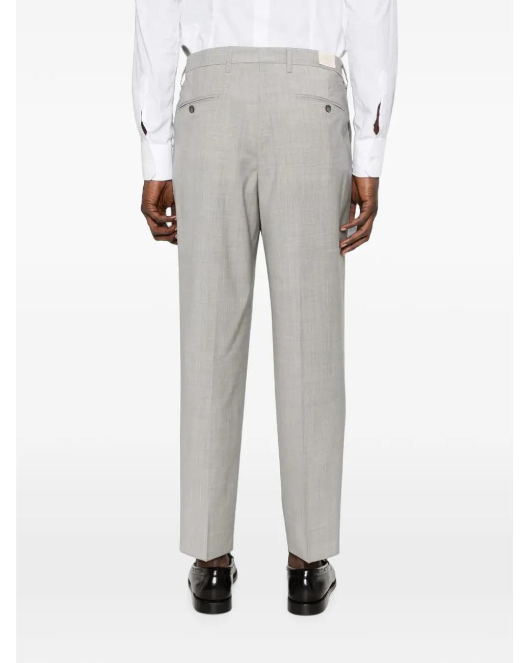 Briglia 1949 White Portobello Tailored Trousers for men