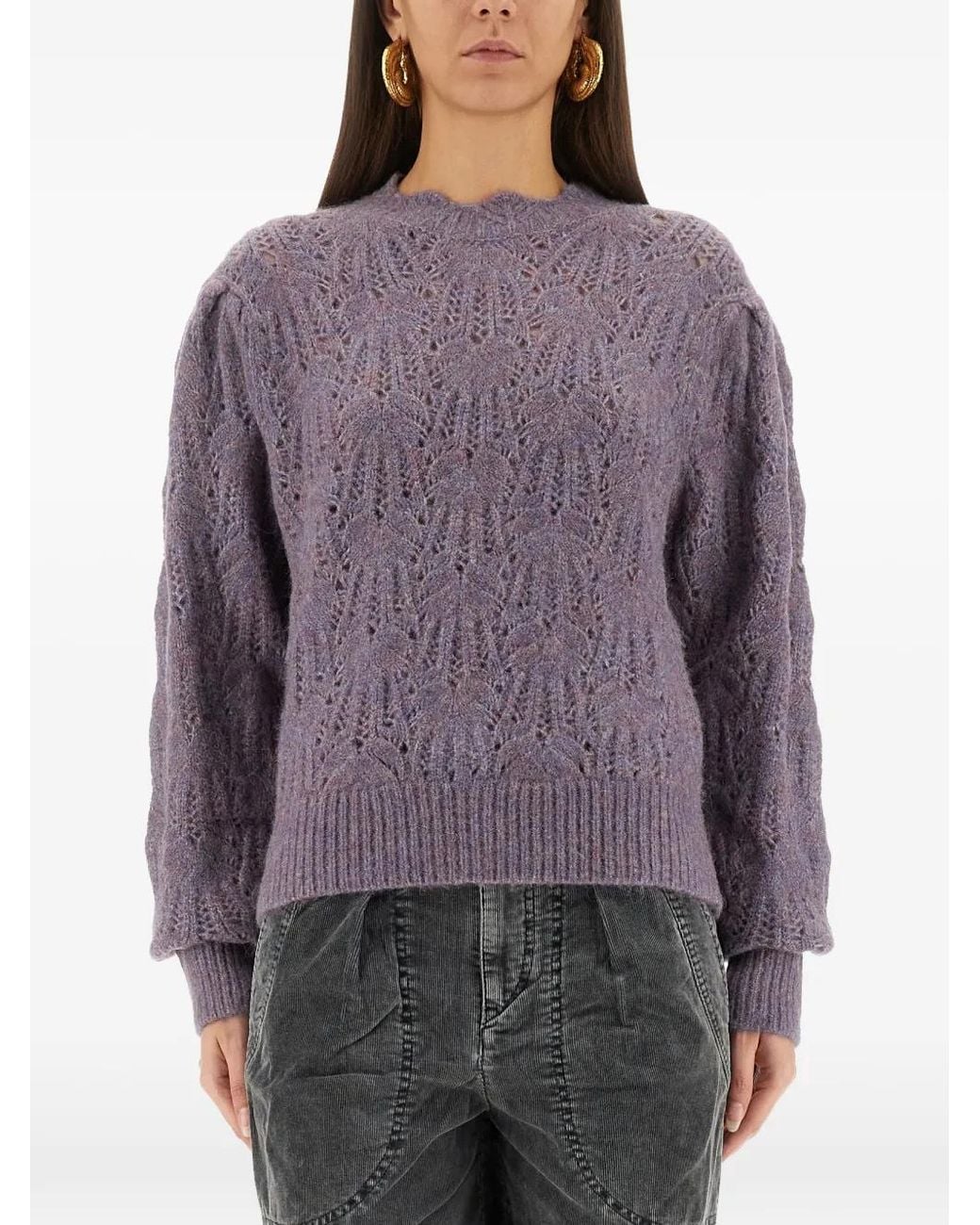 Isabel Marant Purple Celestine Sweater