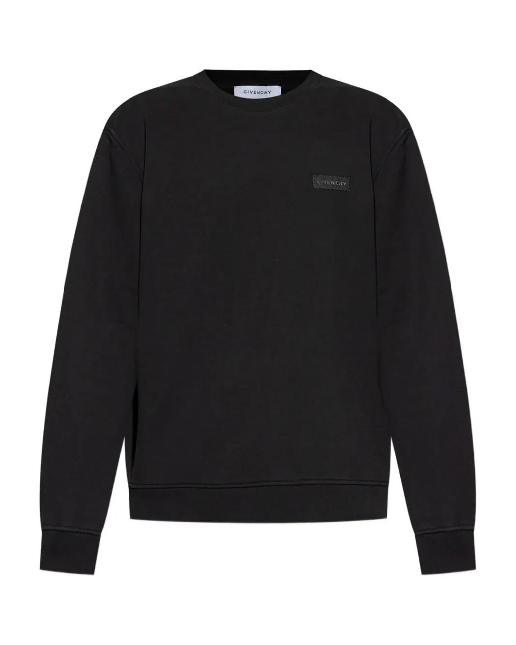 Sudadera Con Parche Del Logo Givenchy de hombre de color Black