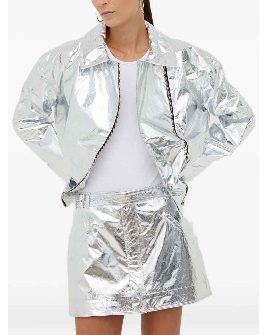 Stine Goya Gray Rockey Zip Jacket