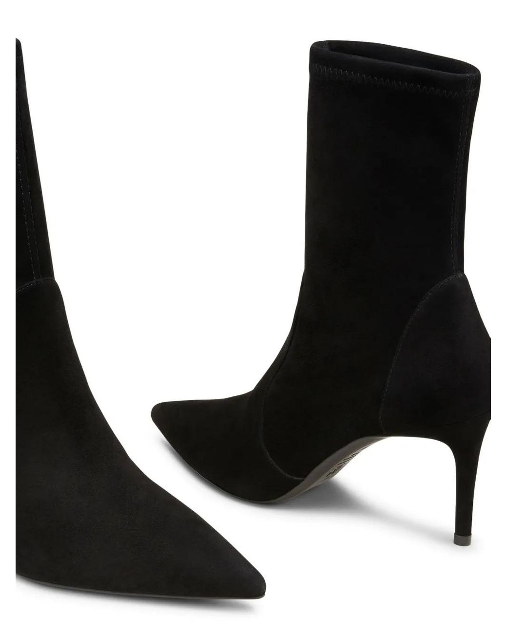 Stuart Weitzman Black Stuart Power Stiefel 75Mm