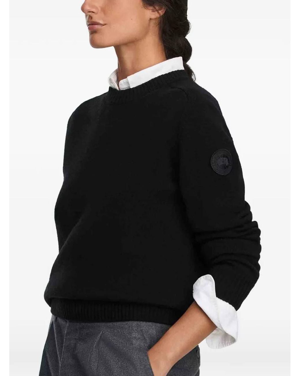 Pull Joffre À Patch Logo Canada Goose en coloris Black