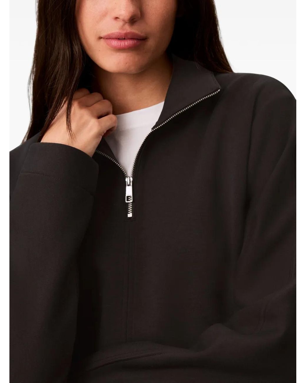 Calvin Klein Black Half-Zip Sweatshirt