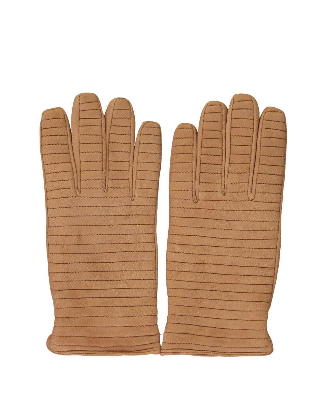 Moorer Brown Lined Gloves for men