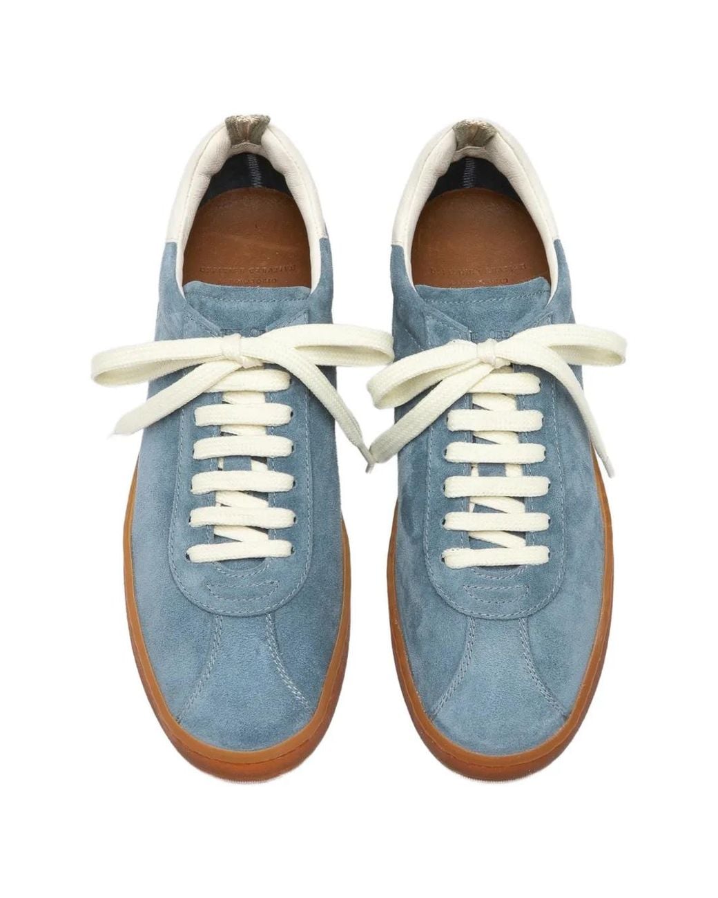 Officine Creative Blue Ginnasio 101 Suede Sneakers