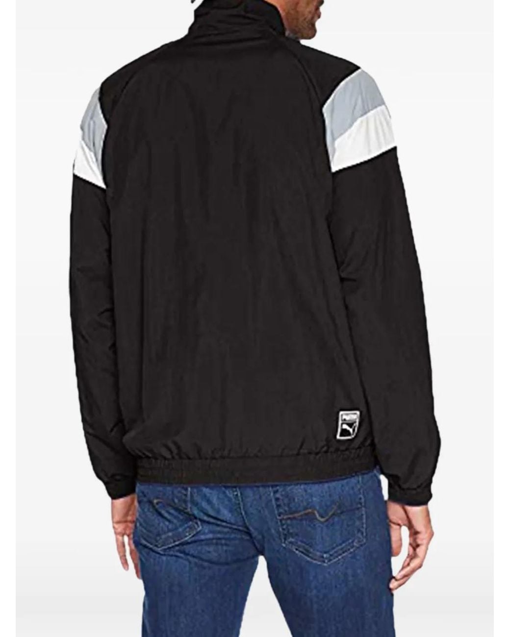 PUMA Black Zip-Fastening Jacket for men
