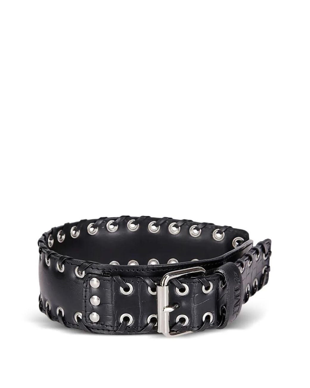 Limi Feu Black Eyelet Loop Headband