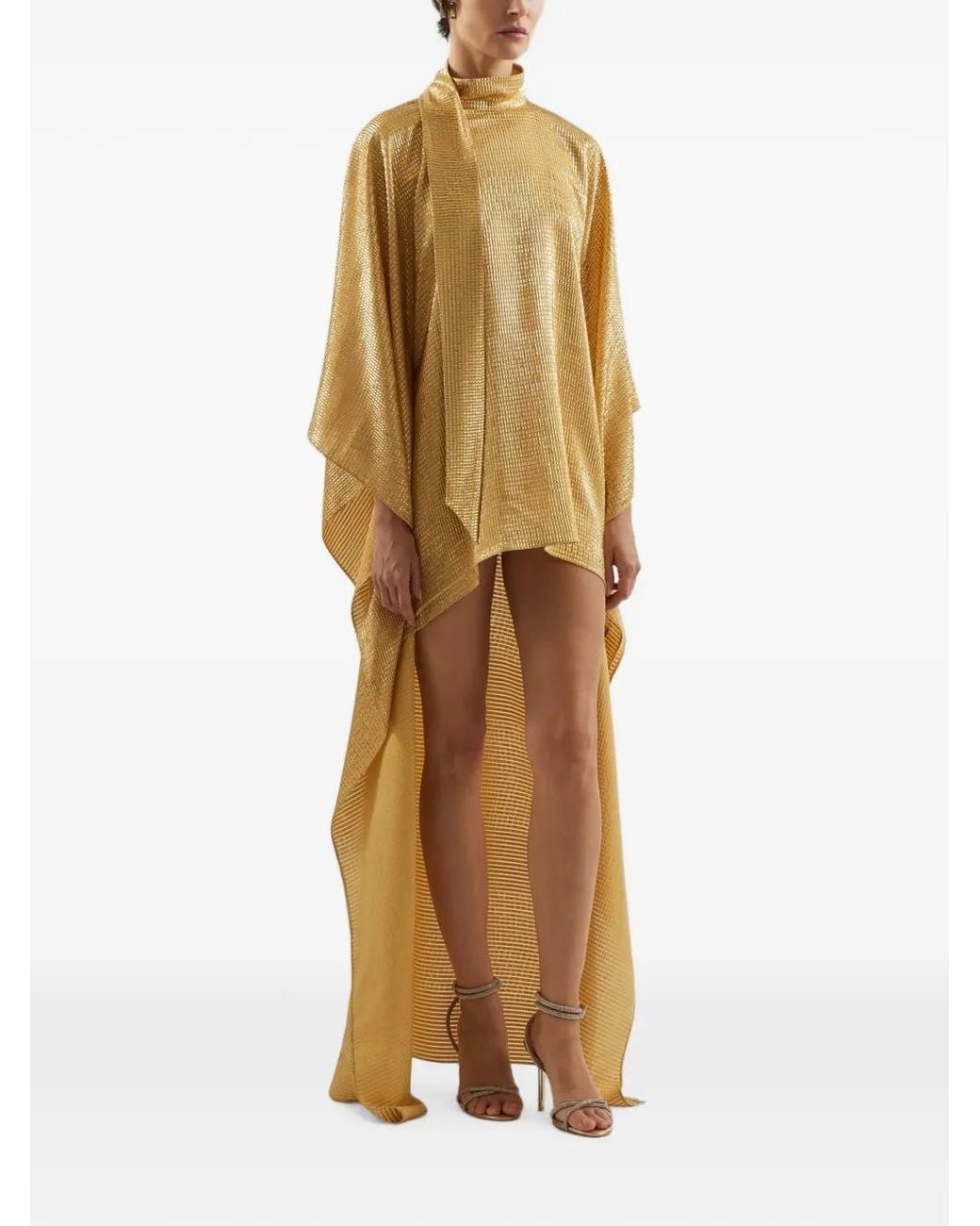 Taller Marmo Metallic Robe-Caftan Denver Sunrise