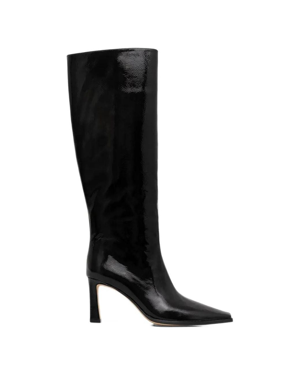 MICHAEL Michael Kors Black Darrah Patent-Leather Boots