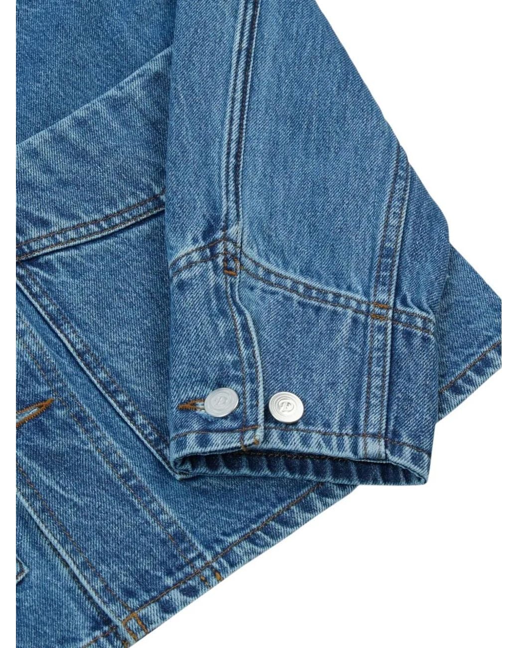 Drake's Blue Denim Jacket for men
