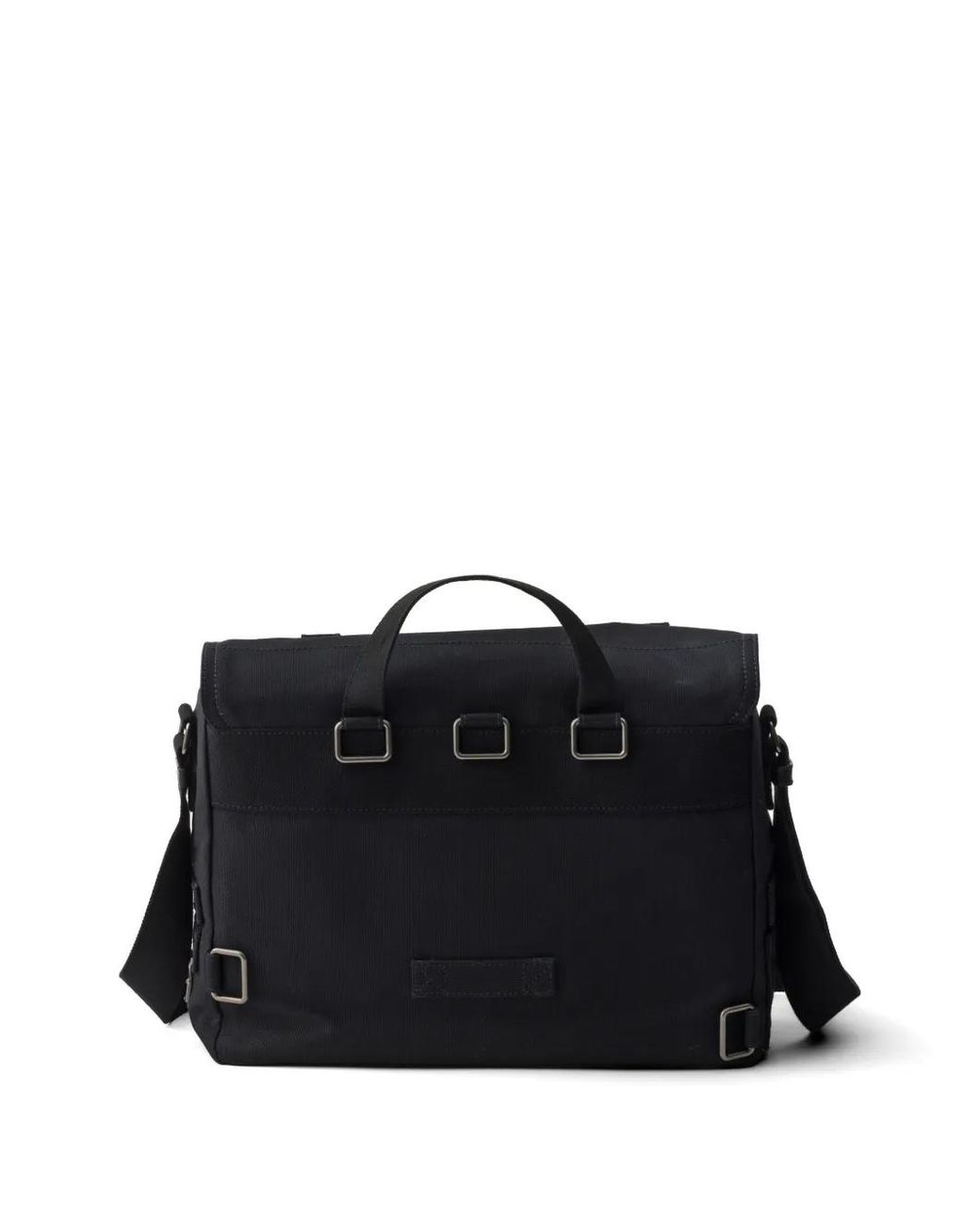 Prada Black Canvas Shoulder Bag for men