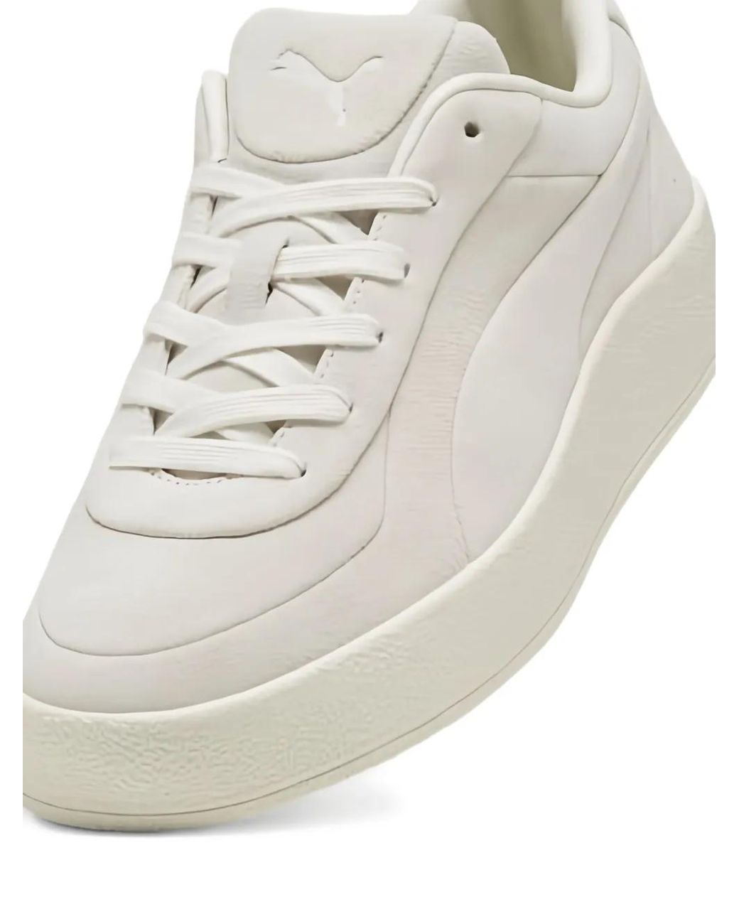 PUMA White Ca Luxe Elevated Sneakers