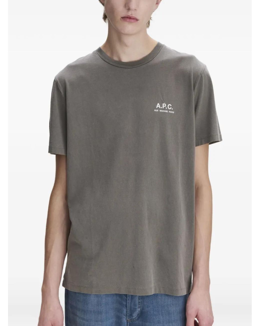 A.P.C. Gray T-Shirt Gabby Gots for men
