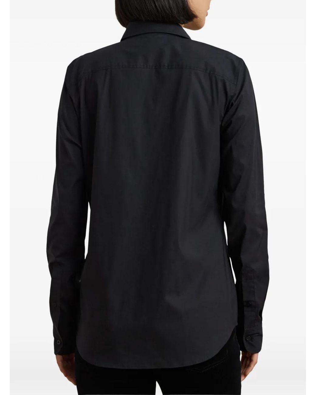 Ralph Lauren Blue Button Embellished Shirt