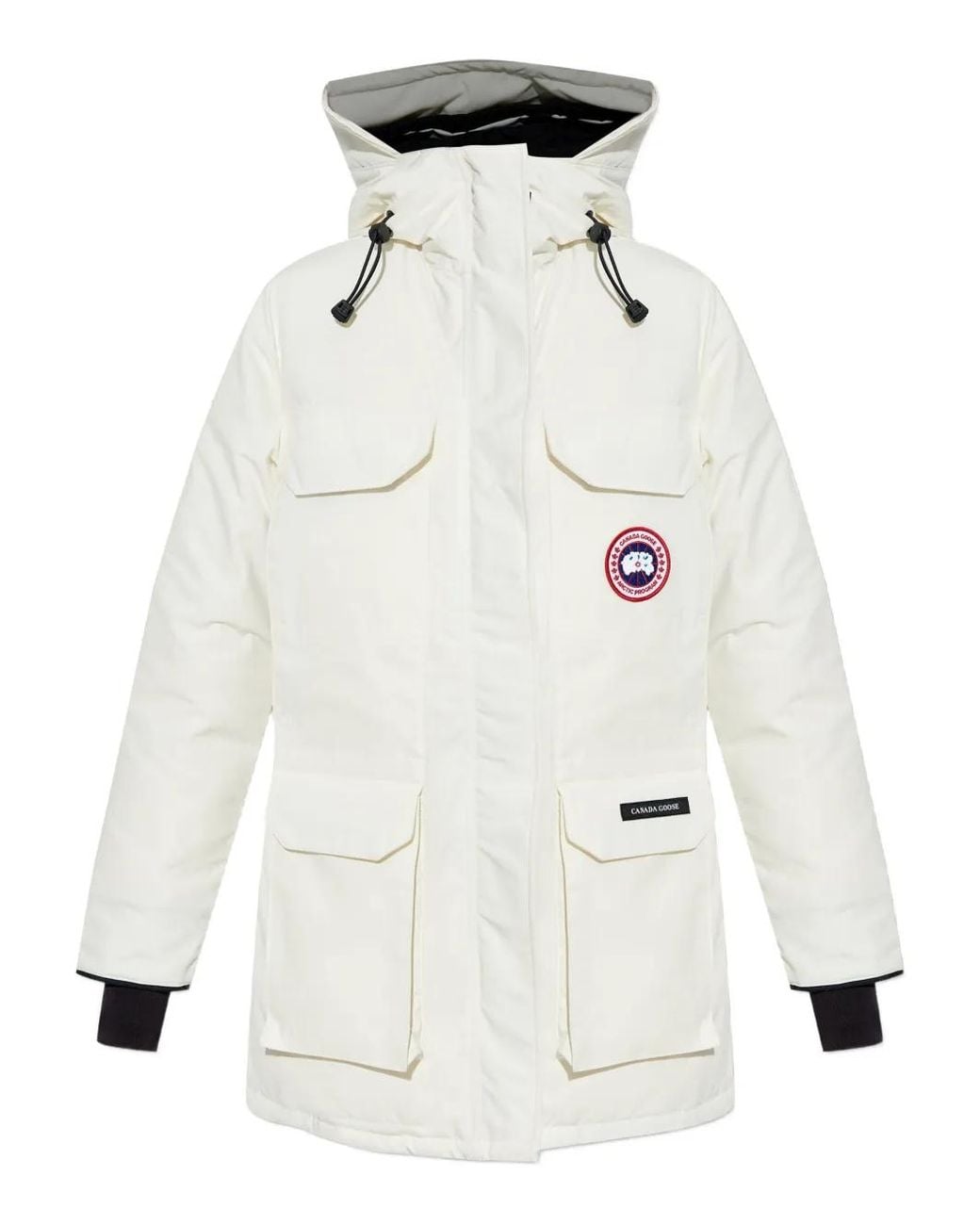 Canada Goose White Expedition Hooded Arctic-Tech Parka, Parka, Coat