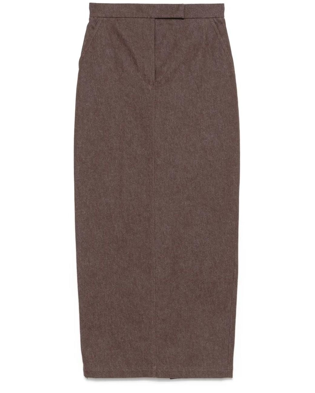 Max Mara Brown 'Pianosa' Skirt