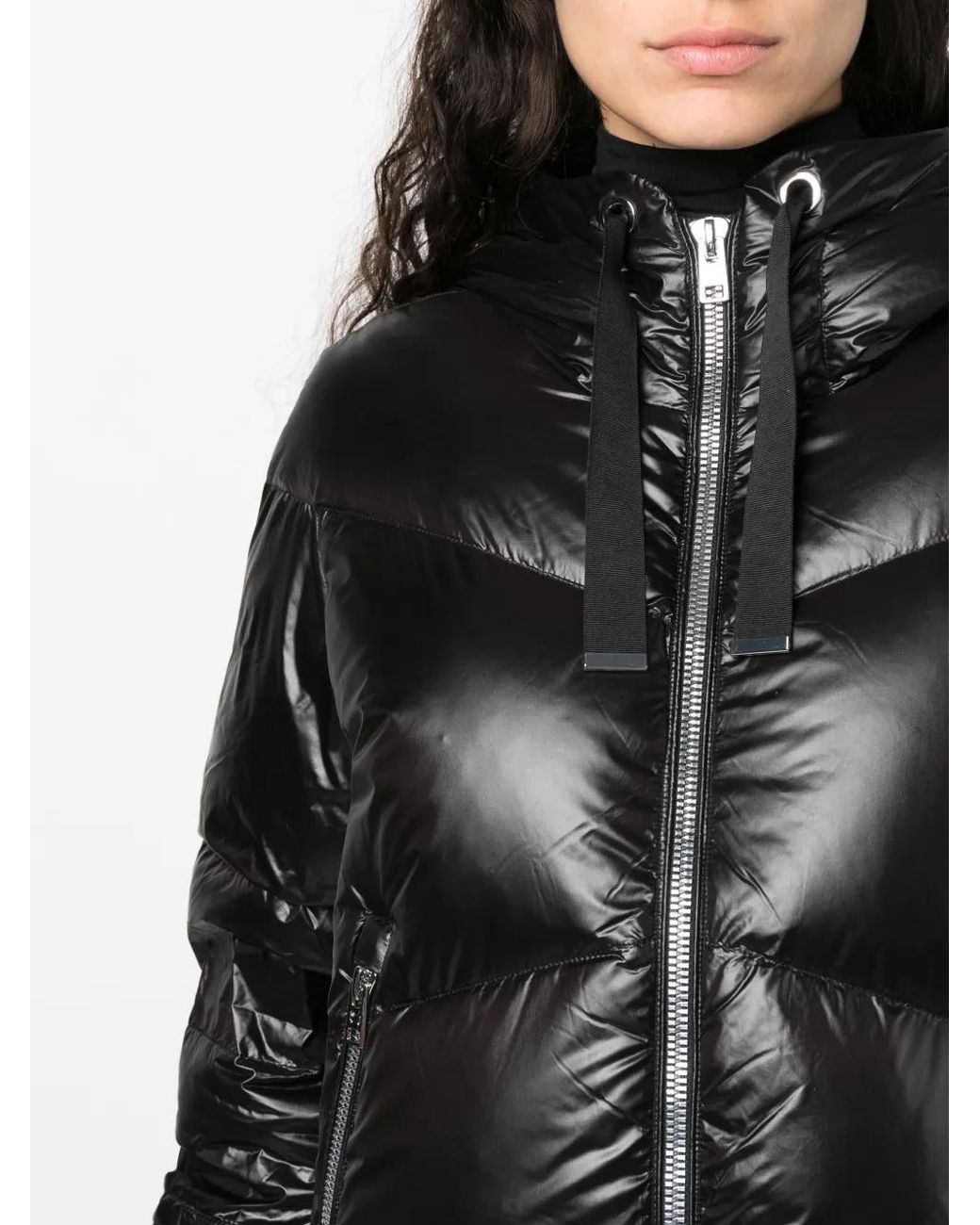 Woolrich Black Nylon Down Jacket