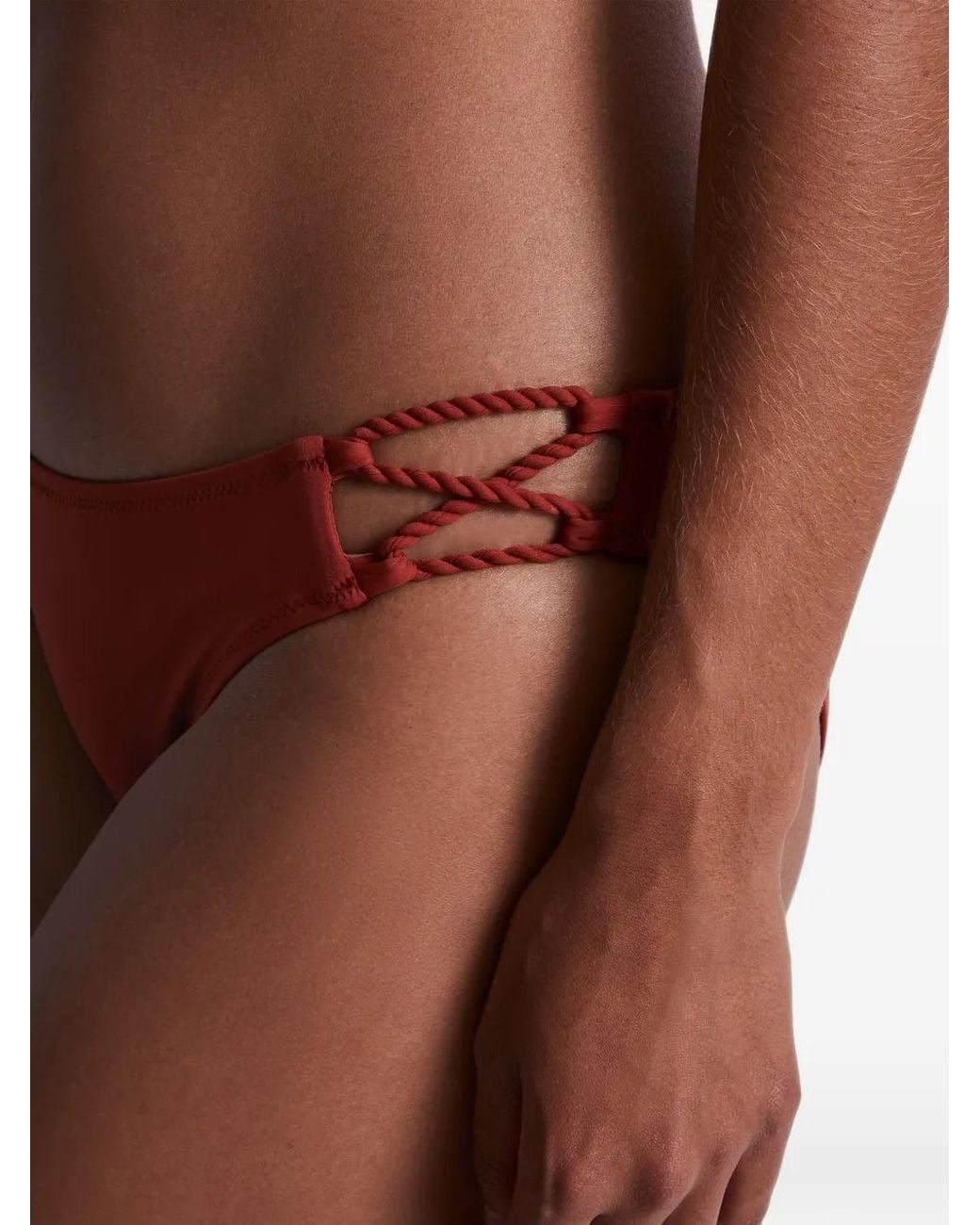 Aubade Red Summer Journey Braided Bikini Briefs