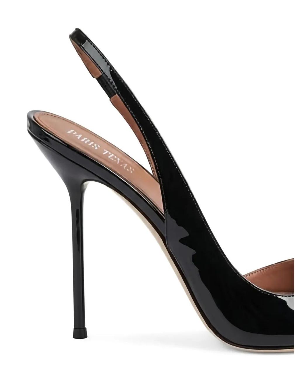 Paris Texas White Slingback Pumps