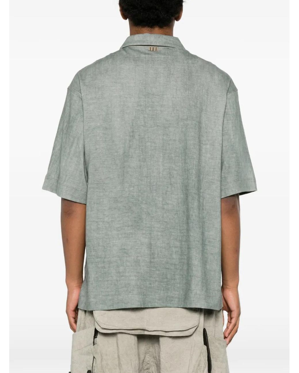 Ziggy Chen Gray Polo À Poche Poitrine for men