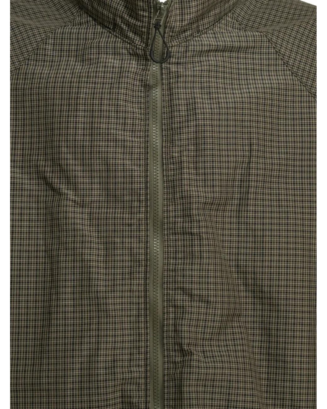 Comme des Garçons Green Veste Légère À Carreaux for men