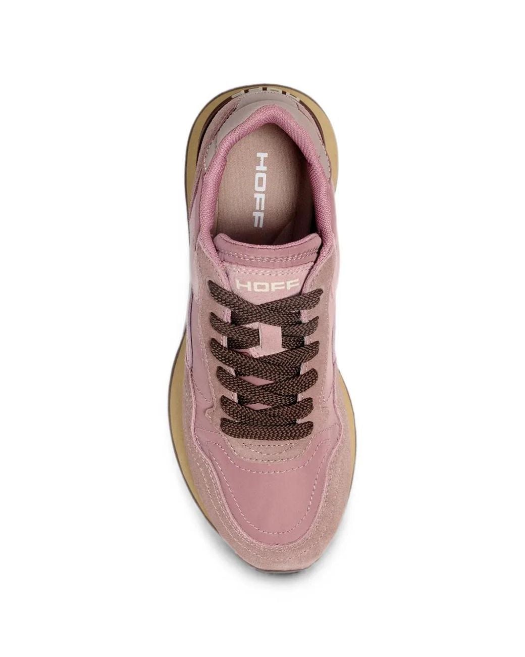 HOFF Pink City Suede Panelled Sneakers