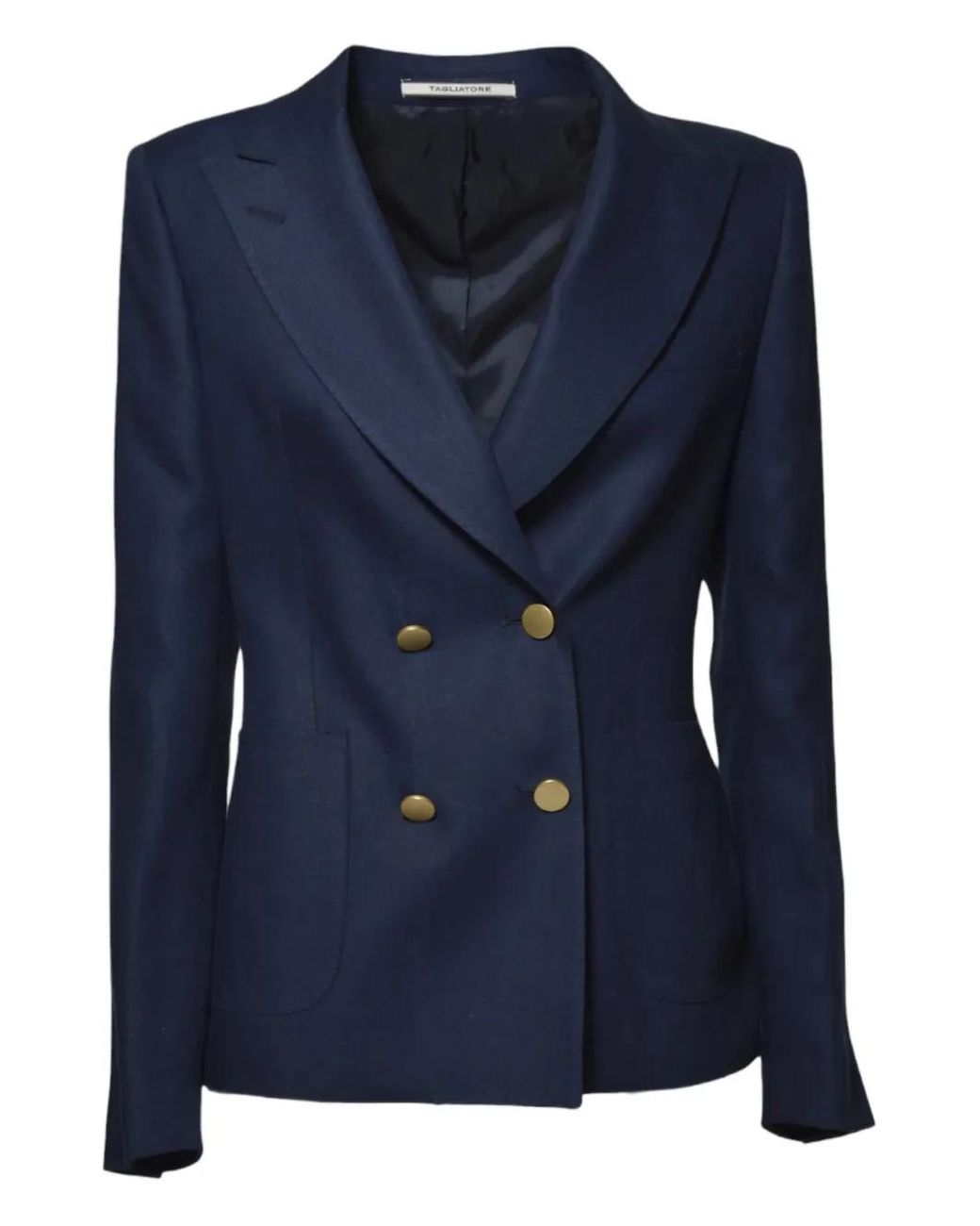 Tagliatore Blue Double-Breasted Blazer