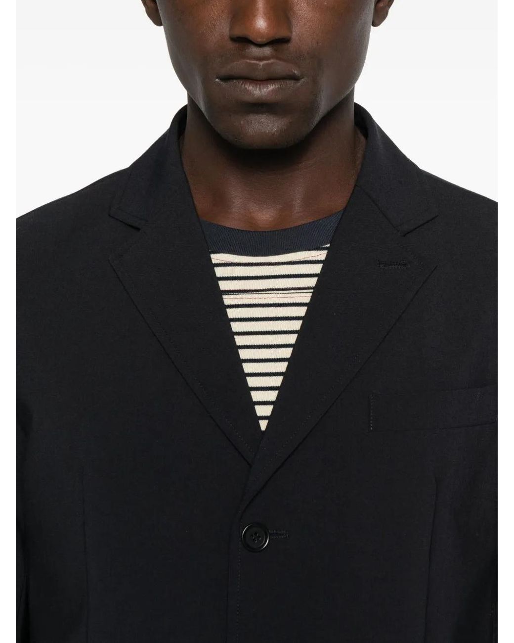 Aspesi Blazer Met Drie Knopen in het Blue voor heren