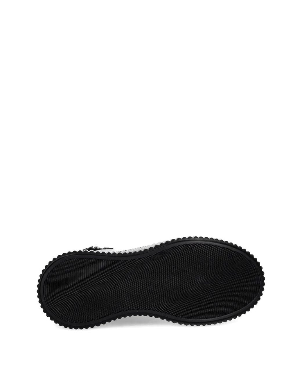 Karl Lagerfeld Black Kreeper Lo Leather Ankle Boots