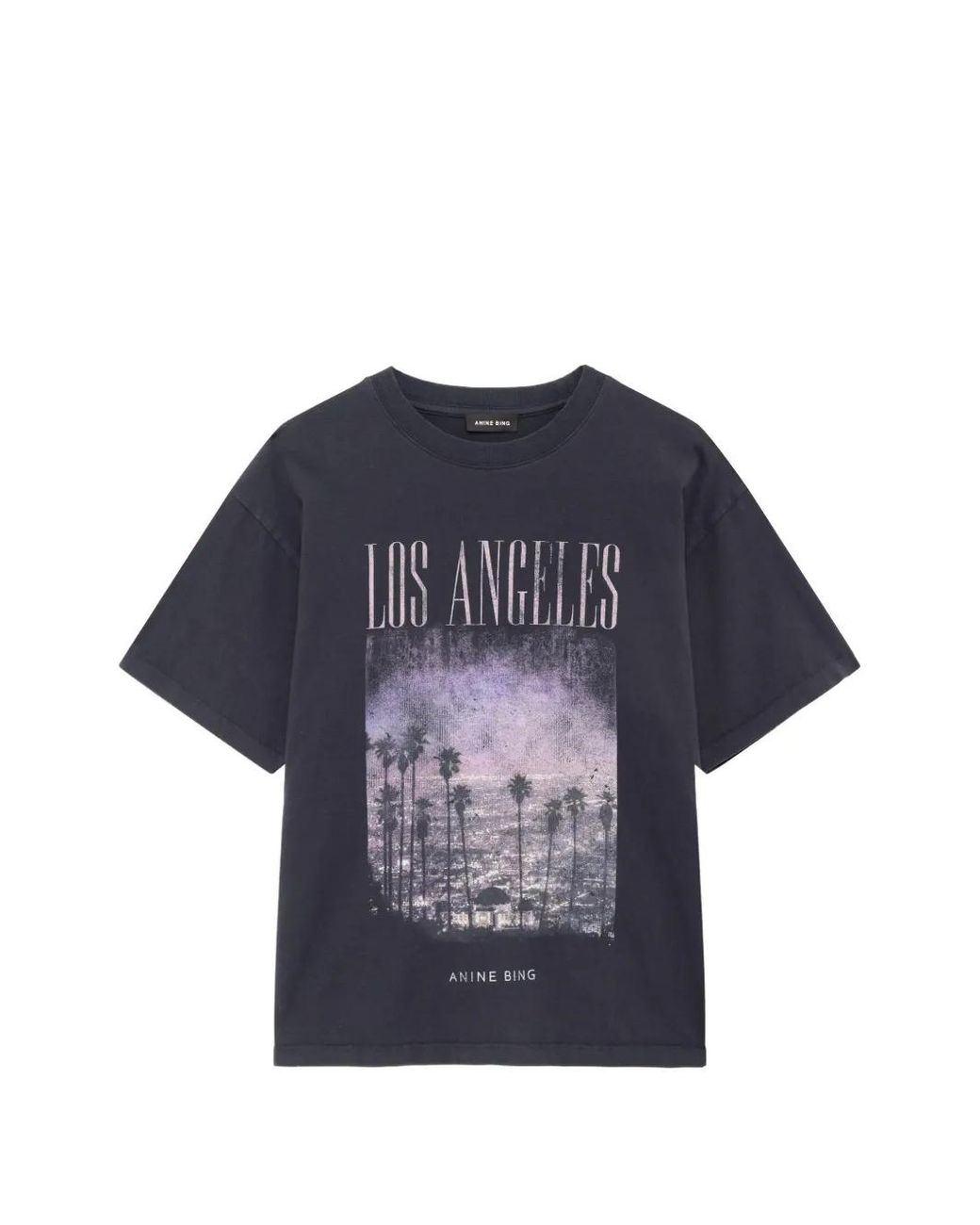 Anine Bing Blue Cade Tee Los Angeles