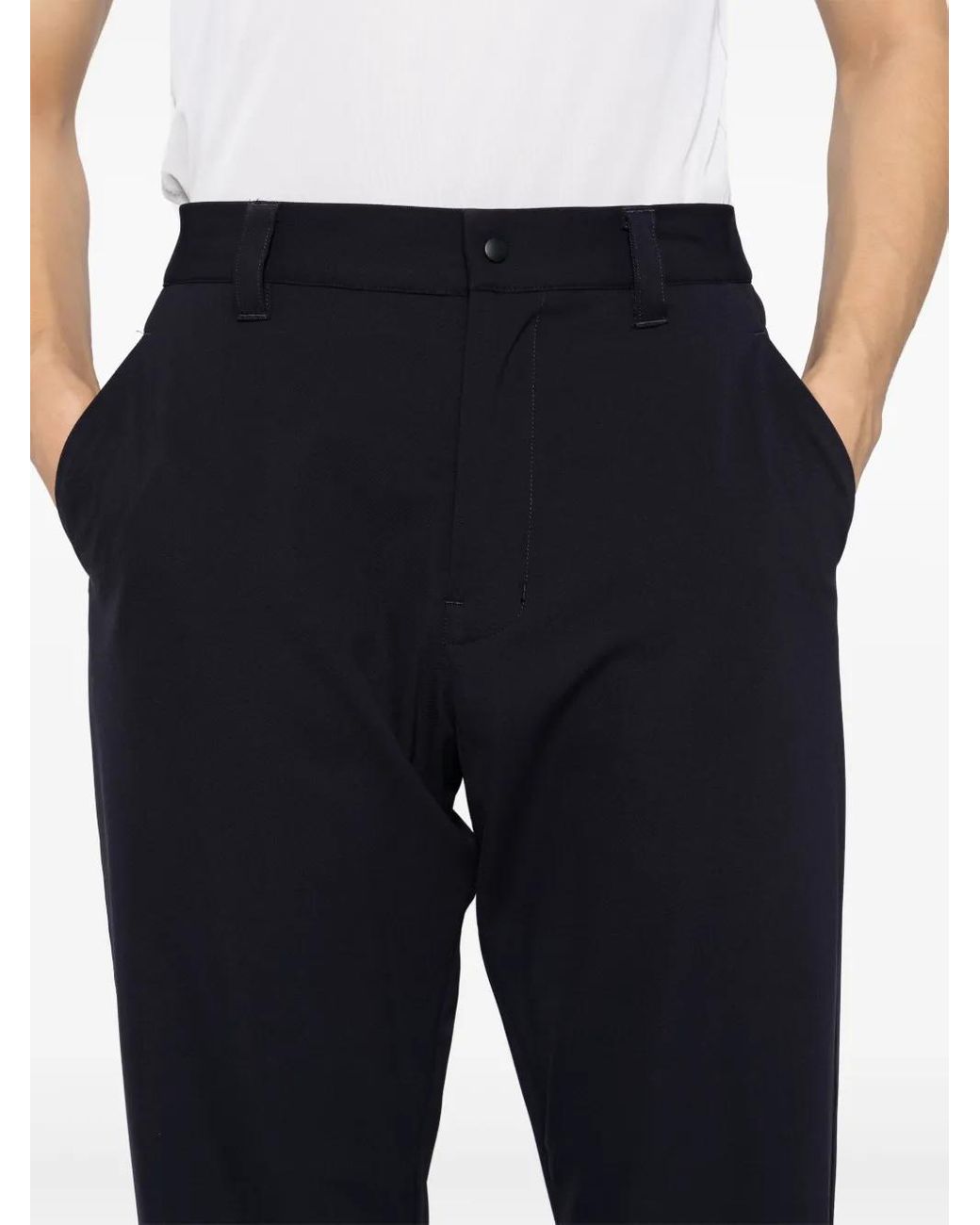 Aspesi Stretch Straight Broek in het Blue voor heren
