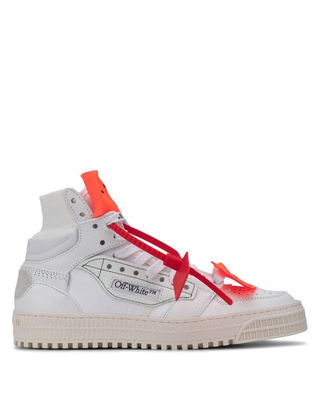 Off-White c/o Virgil Abloh Leather White Off-court 3.0 High-top 