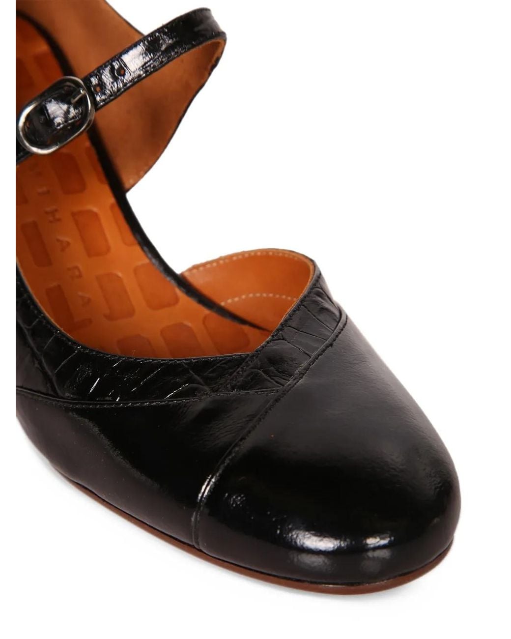 Chie Mihara Brown Pumps Mit Kroko-Effekt