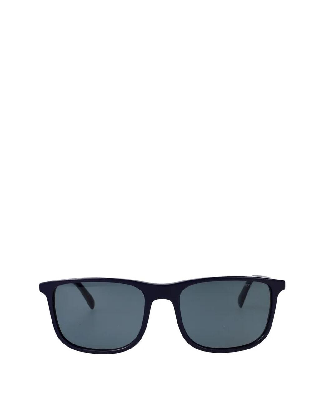 Emporio Armani Blue Rectangle-Frame Sunglasses for men