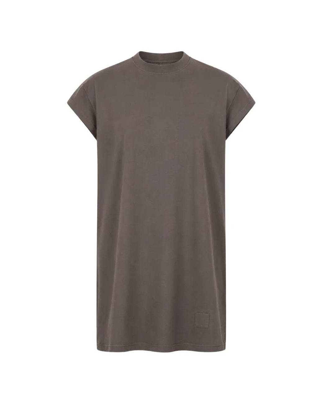 Rick Owens Brown T-Shirt À Encolure Ras Du Cou for men