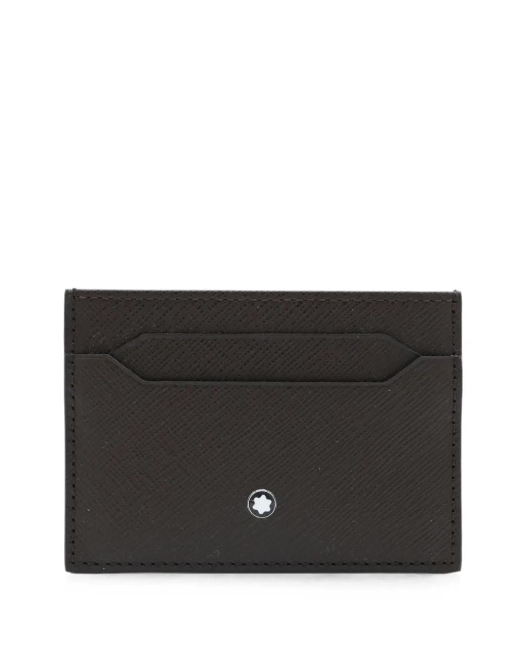 Montblanc Black Logo-Plaque Card Holder for men