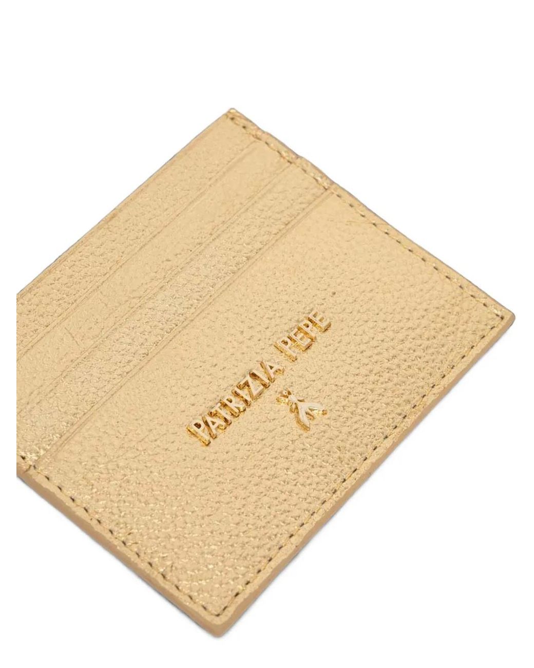 Patrizia Pepe Natural Leather Card Holder