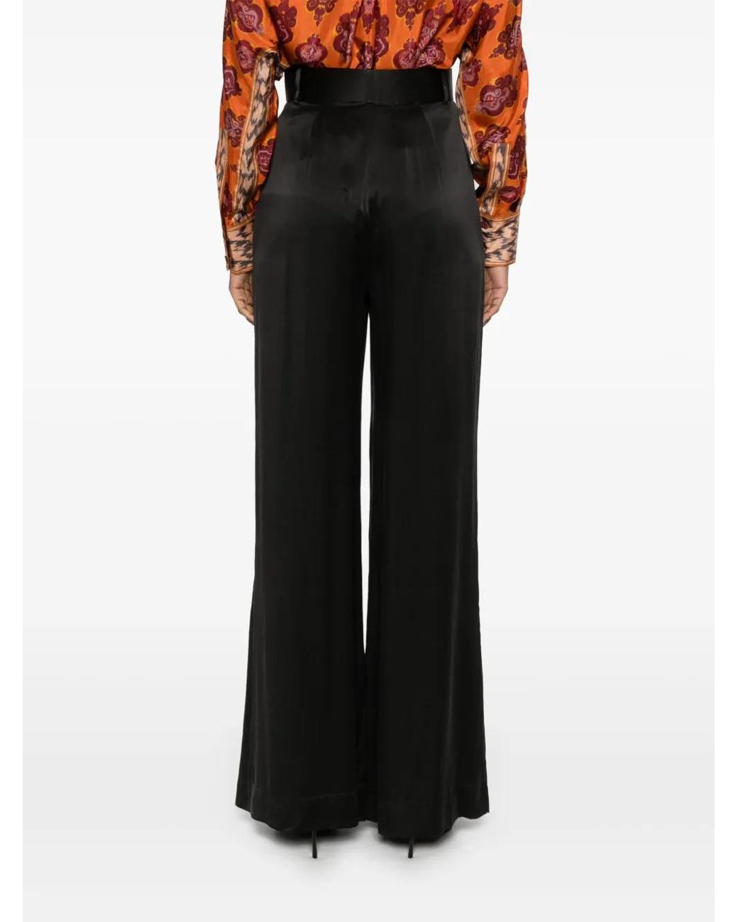 Pantalones Tuck Zimmermann de color Black