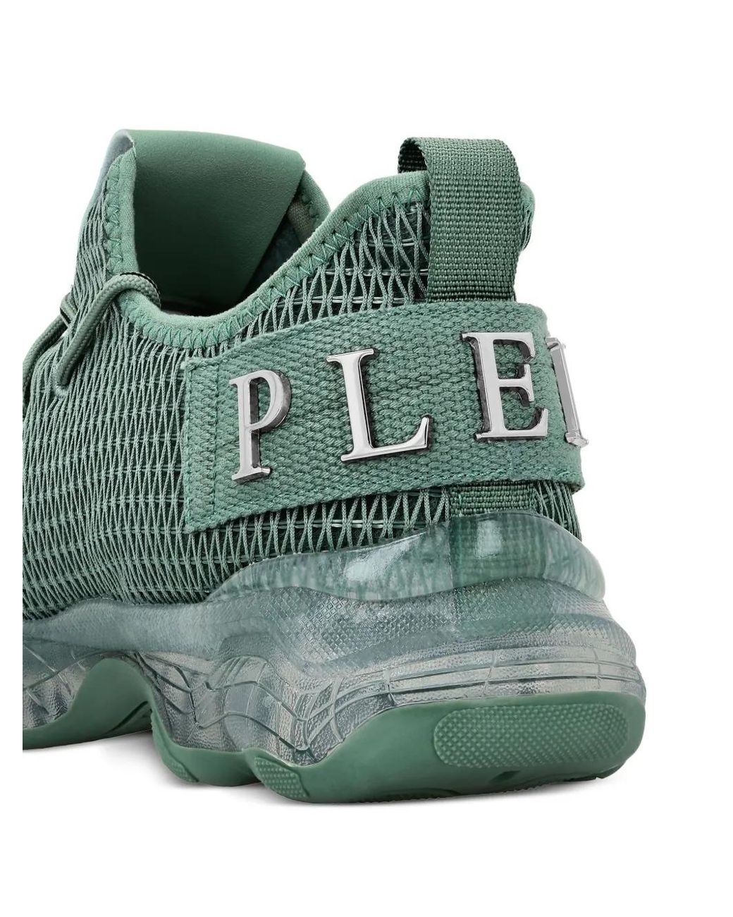 Philipp Plein Green Runner Hyper $Hock Sneakers