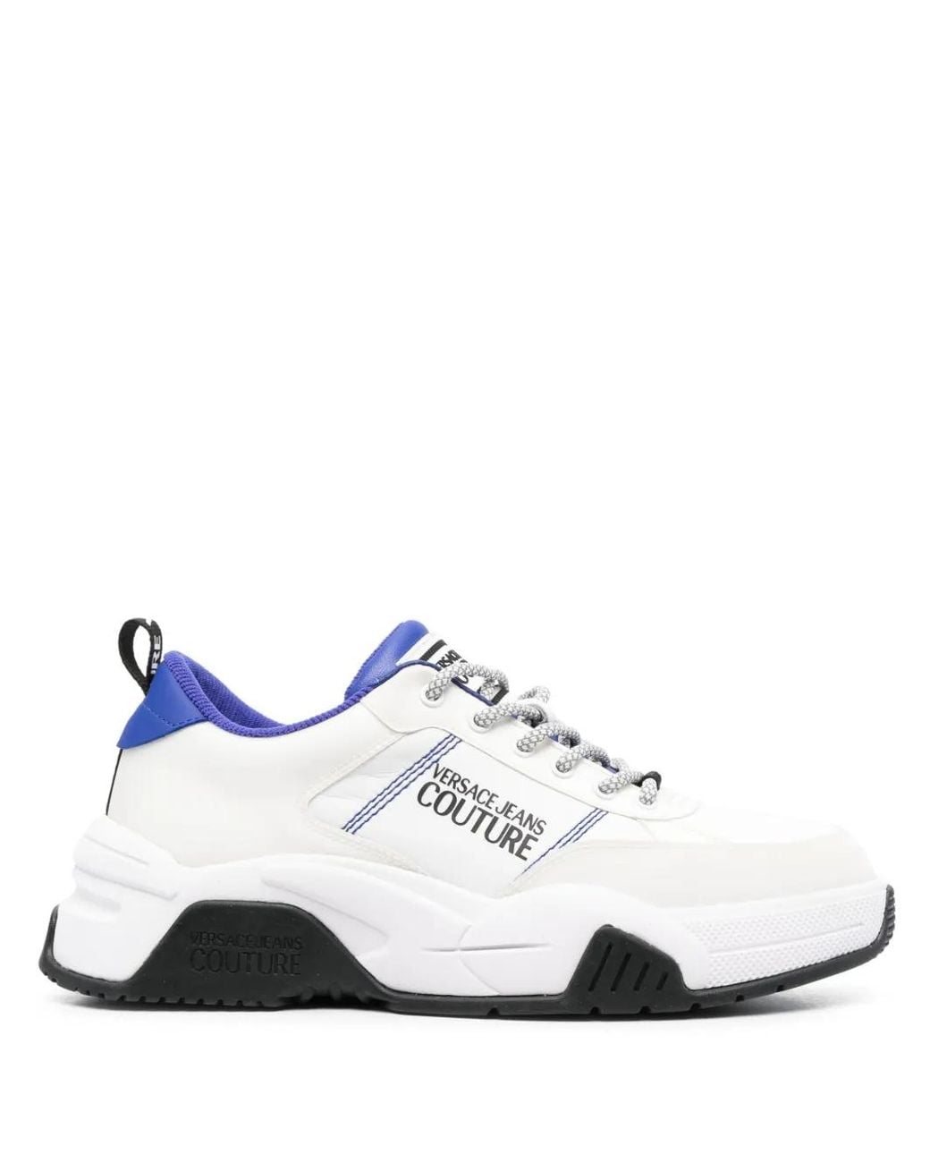 Versace Jeans Couture White Stargaze Low-Top Sneakers for men