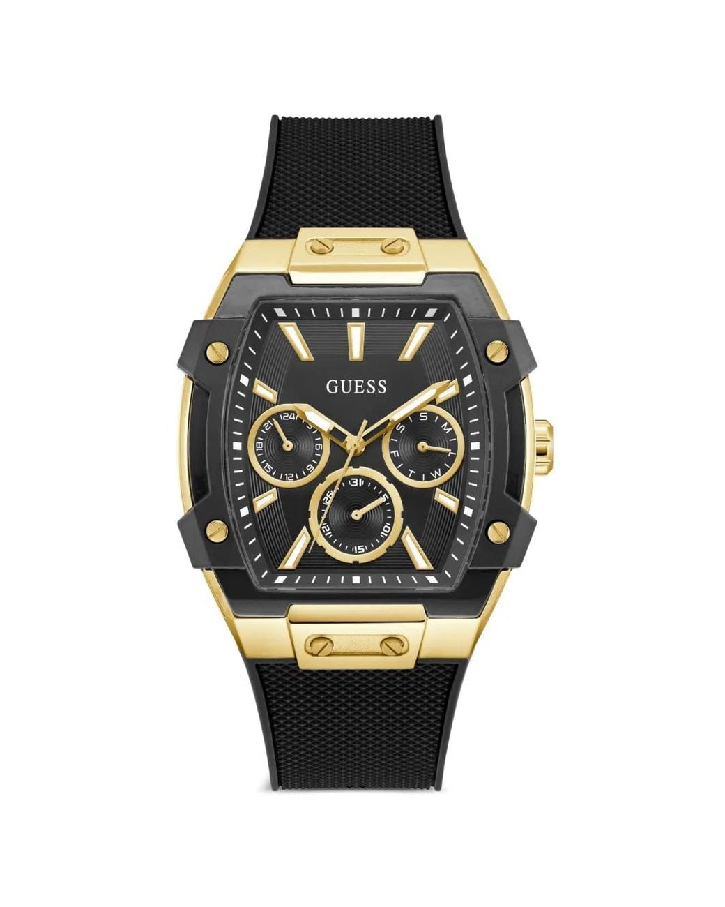 Guess Black Phoenix 43Mm Watch for men