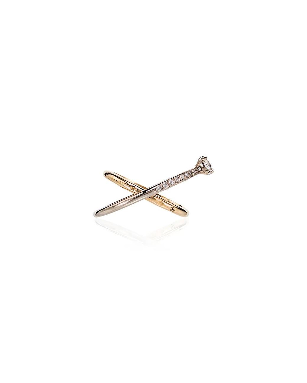 Charlotte Chesnais Metallic Eclipse Diamond Ring