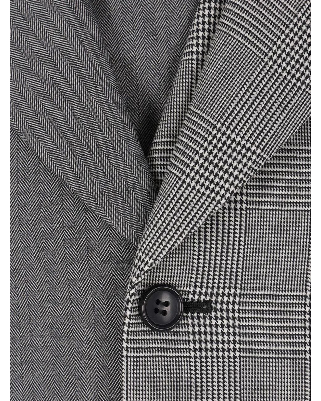 Blazer Con Botones Comme des Garçons de color Gray