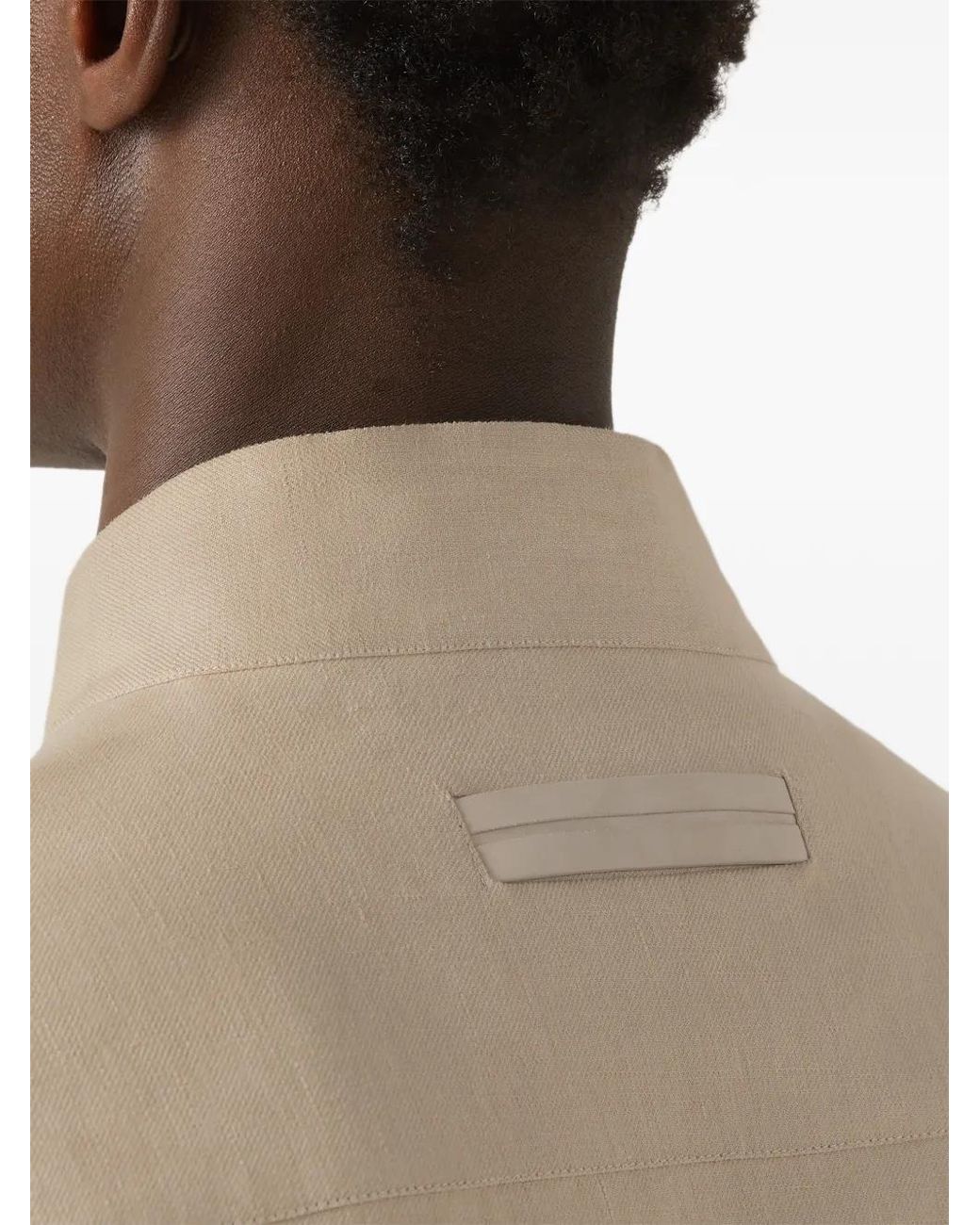 Zegna Natural Oasi Lino Overshirt for men