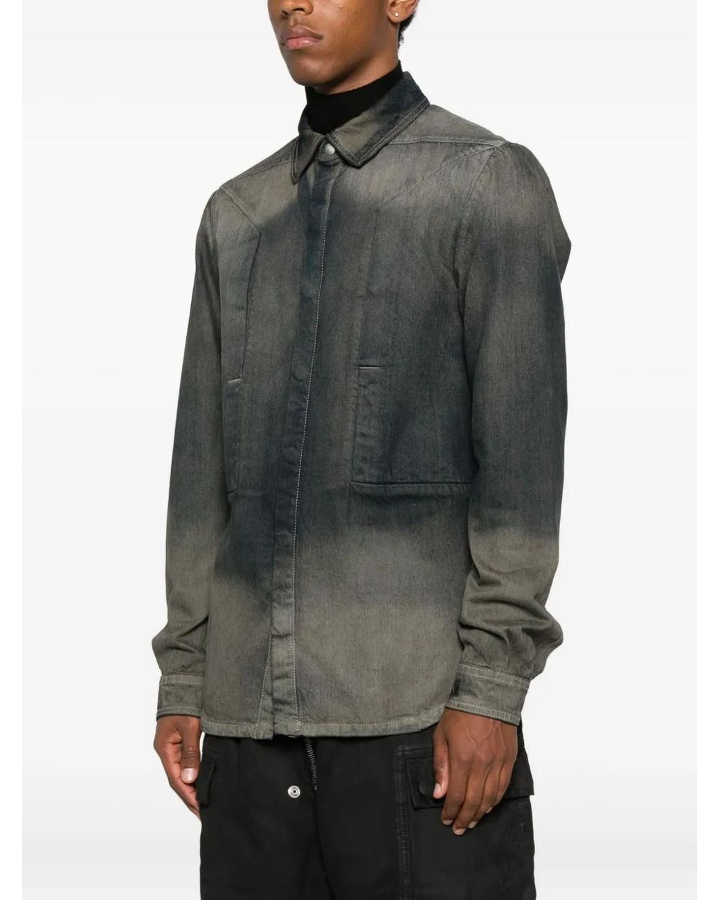 Rick Owens Gray Shirts for men
