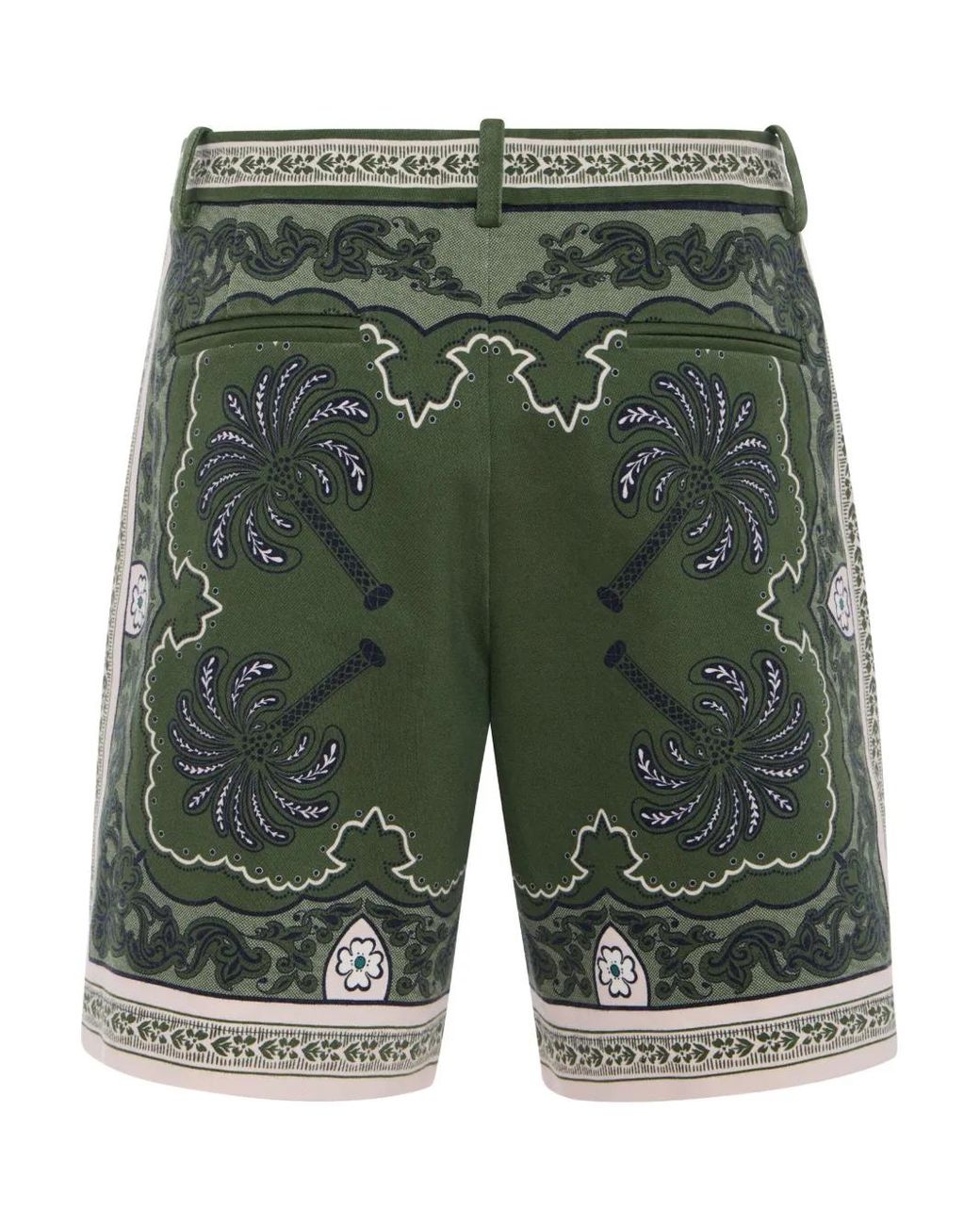 LaDoubleJ Green Printed Shorts